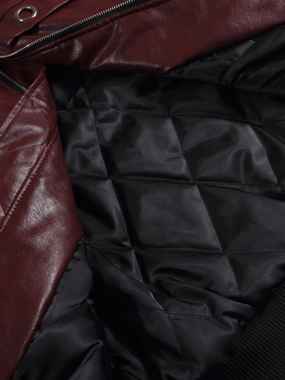 Aelfric Eden Solid Faux Leather Coat sold by Aelfric Eden product image thumbnail 5