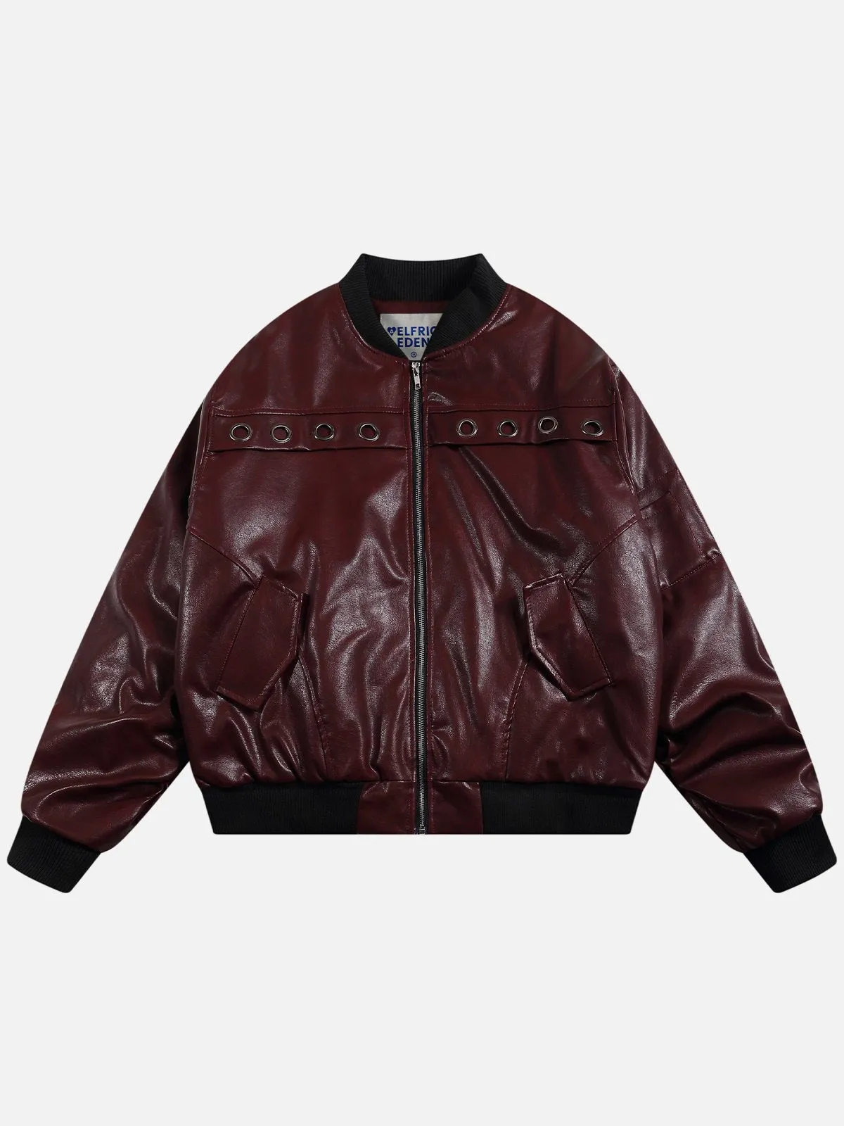 Aelfric Eden Solid Faux Leather Coat sold by Aelfric Eden