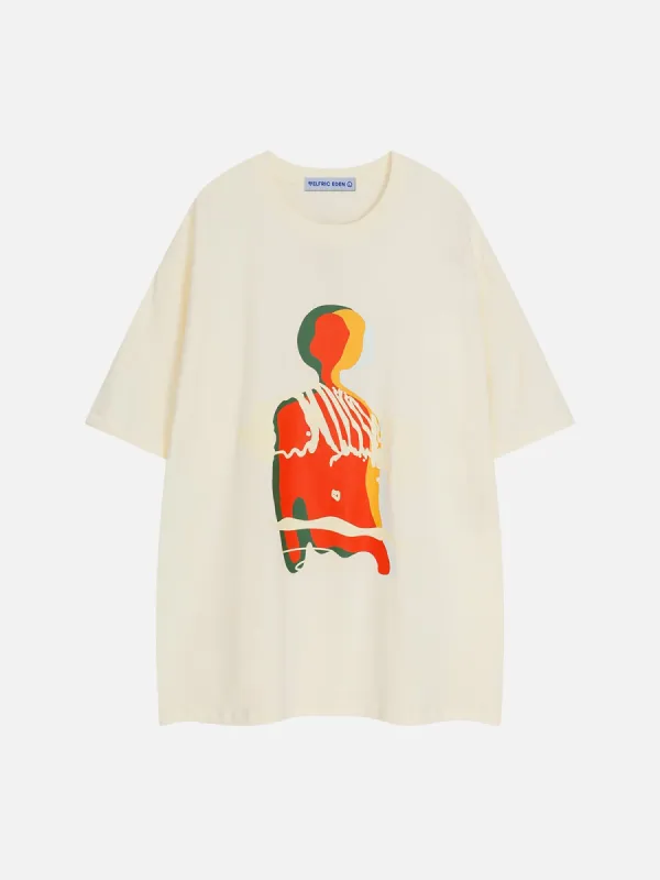 Aelfric Eden Abstract Shadow Print Tee sold by Aelfric Eden