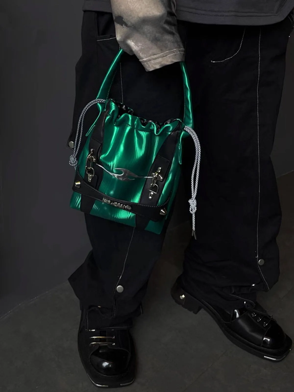 Metal Buckle Drawstring Bag sold by Aelfric Eden product image thumbnail 4