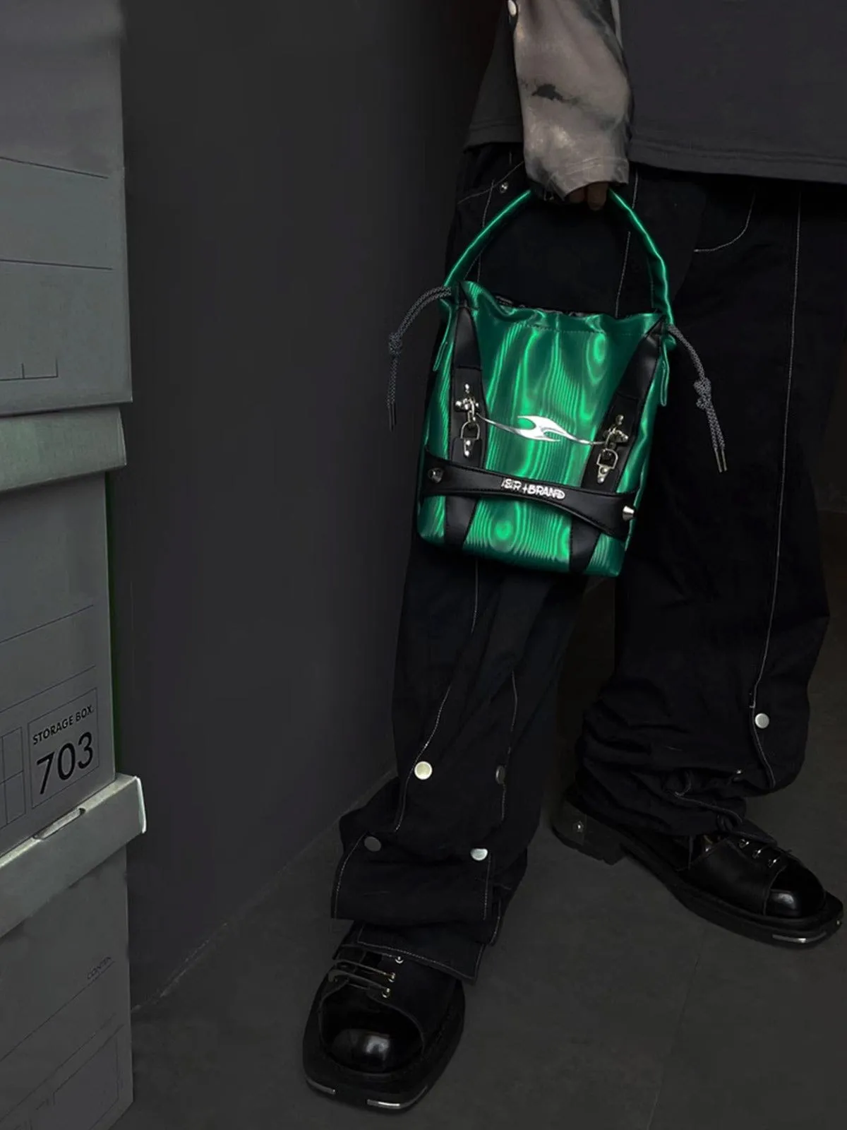 Metal Buckle Drawstring Bag sold by Aelfric Eden product image thumbnail 5