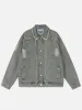 Aelfric Eden Fringe Distressed Denim Jacket sold by Aelfric Eden