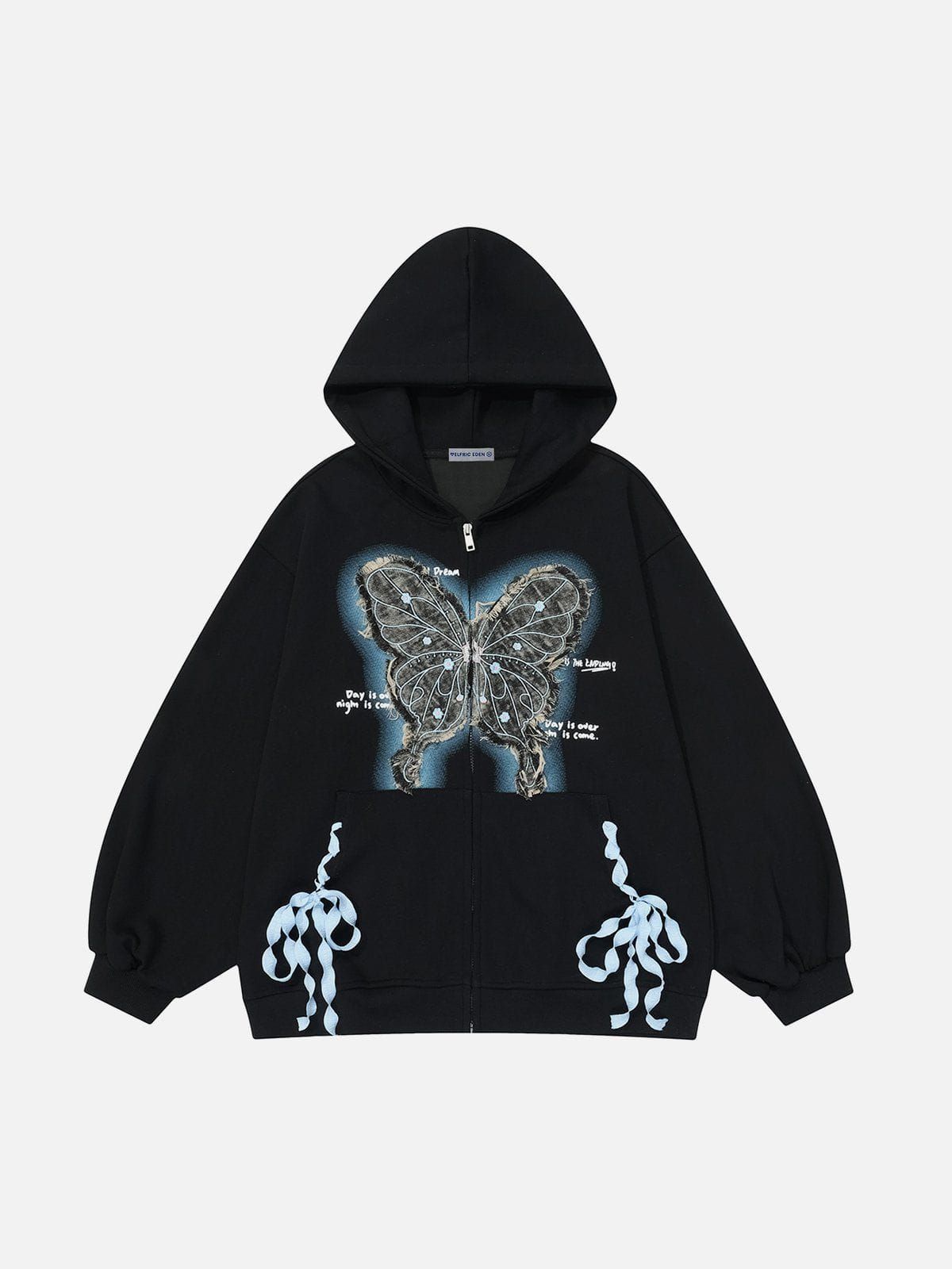 Aelfric Eden Denim Butterfly Hoodie sold by Aelfric Eden product image thumbnail 2