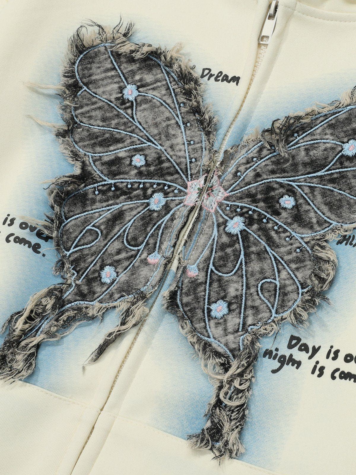 Aelfric Eden Denim Butterfly Hoodie sold by Aelfric Eden product image thumbnail 4