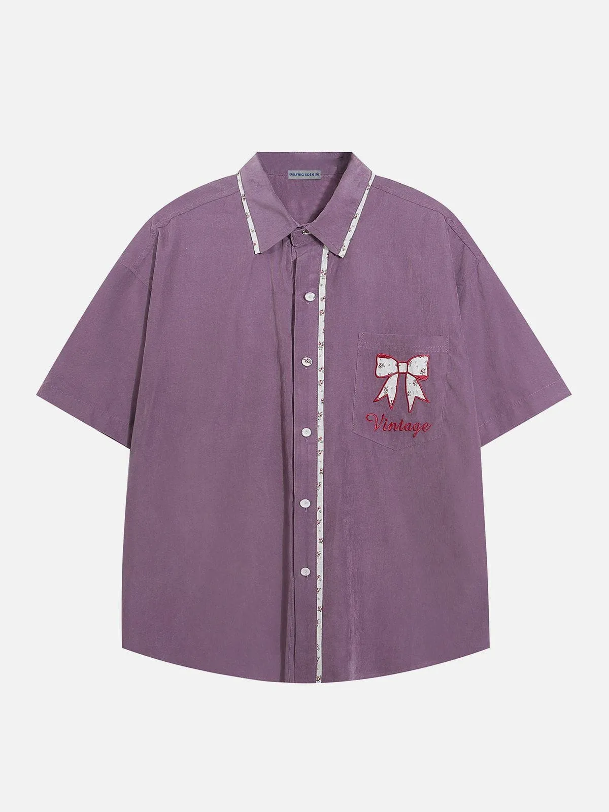 Aelfric Eden Embroidery Bow Short Sleeve Shirt sold by Aelfric Eden