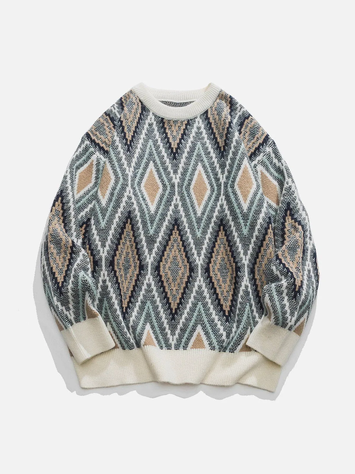 Aelfric Eden Ethnic Style Rhombus Sweater sold by Aelfric Eden product image thumbnail 3