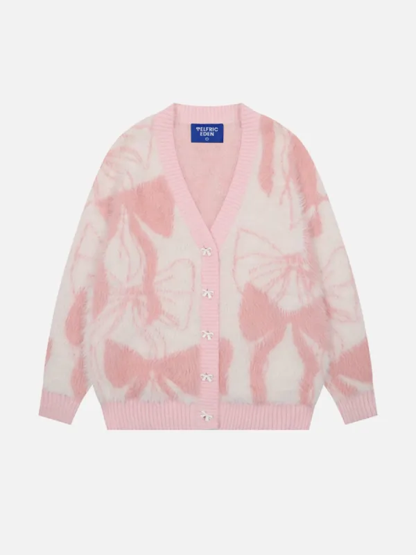 Aelfric Eden Bow Graphic Cardigan sold by Aelfric Eden