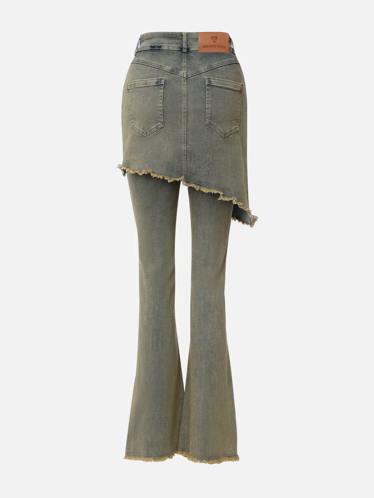 Aelfric Eden Fringe Distressed Washed Jeans sold by Aelfric Eden product image thumbnail 2