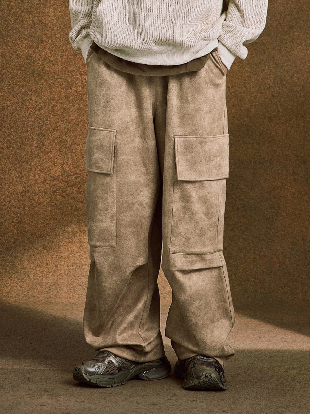 Aelfric Eden Big Pocket Suede Cargo Pants sold by Aelfric Eden product image thumbnail 2