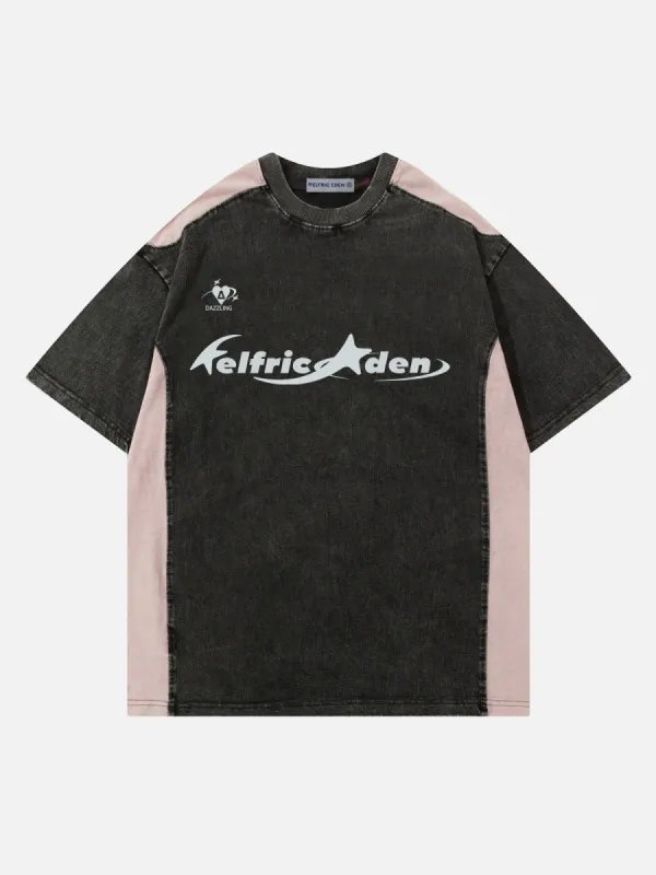Aelfric Eden Racing Patchwork Tee sold by Aelfric Eden