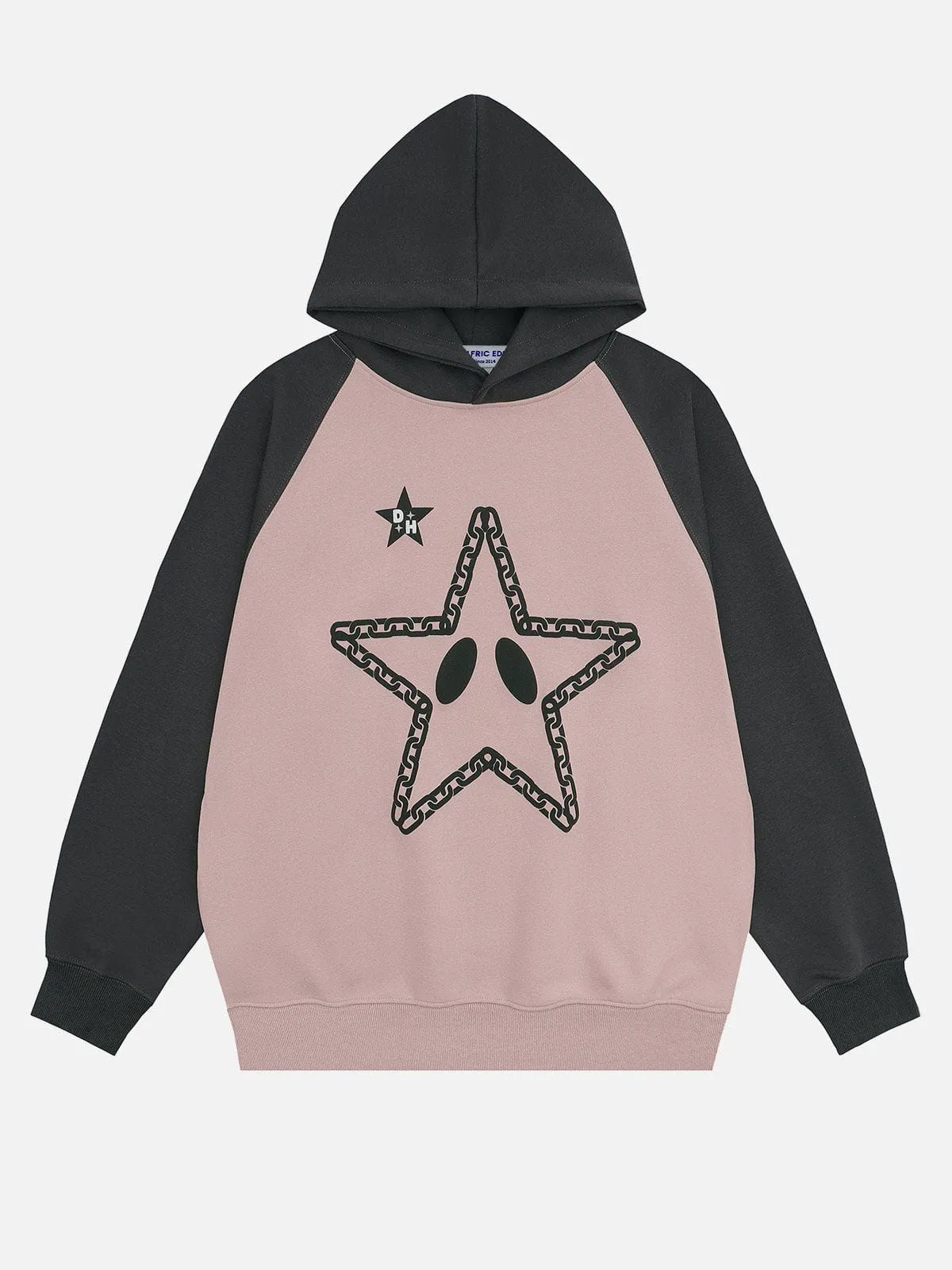 Aelfric Eden Star Print Patchwork Hoodie sold by Aelfric Eden product image thumbnail 2