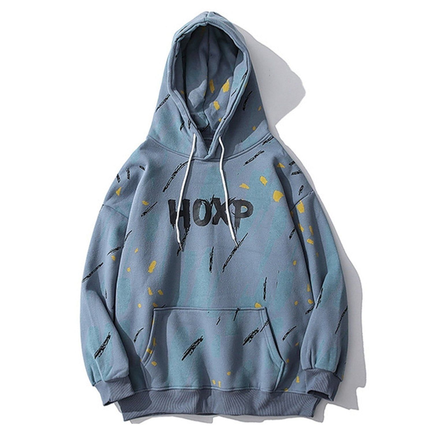 Aelfric Eden Trendy Graffiti Print Hoodie sold by Aelfric Eden product image thumbnail 2
