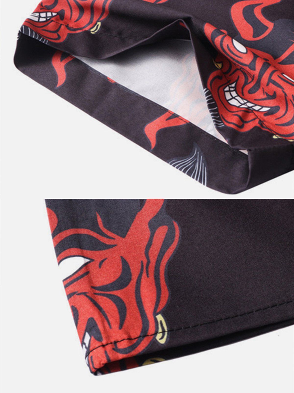 Aelfric Eden Patchwork Devil Short Sleeve Shirt sold by Aelfric Eden product image thumbnail 4