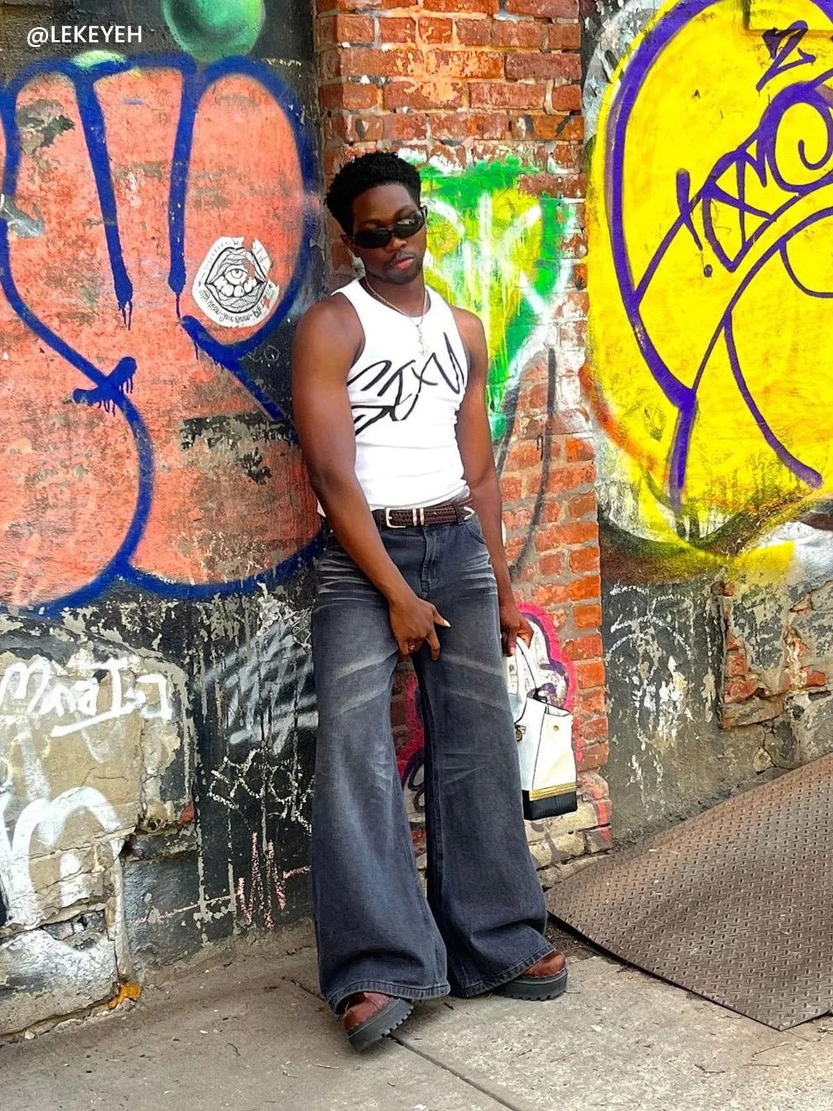 Aelfric Eden Baggy Folds Jeans sold by Aelfric Eden product image thumbnail 3