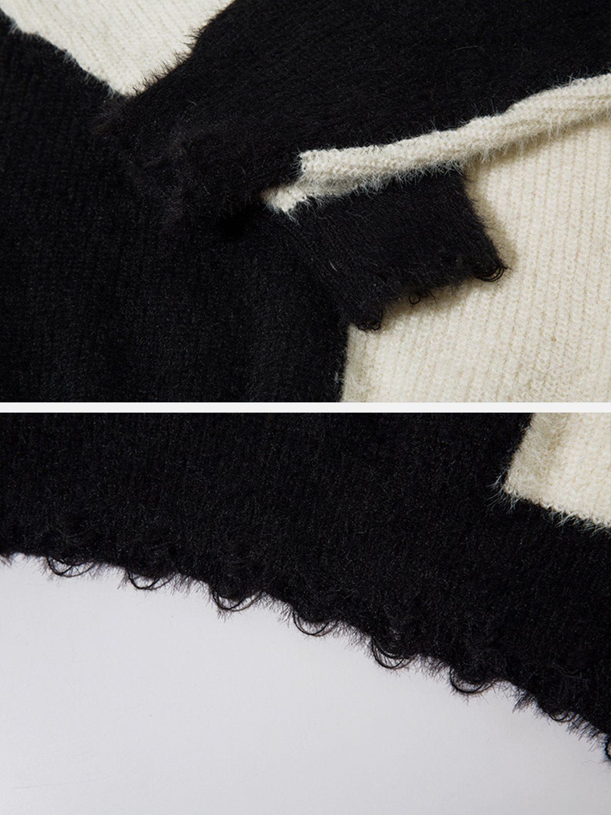 Aelfric Eden Patchwork Hooded Sweater sold by Aelfric Eden product image thumbnail 6