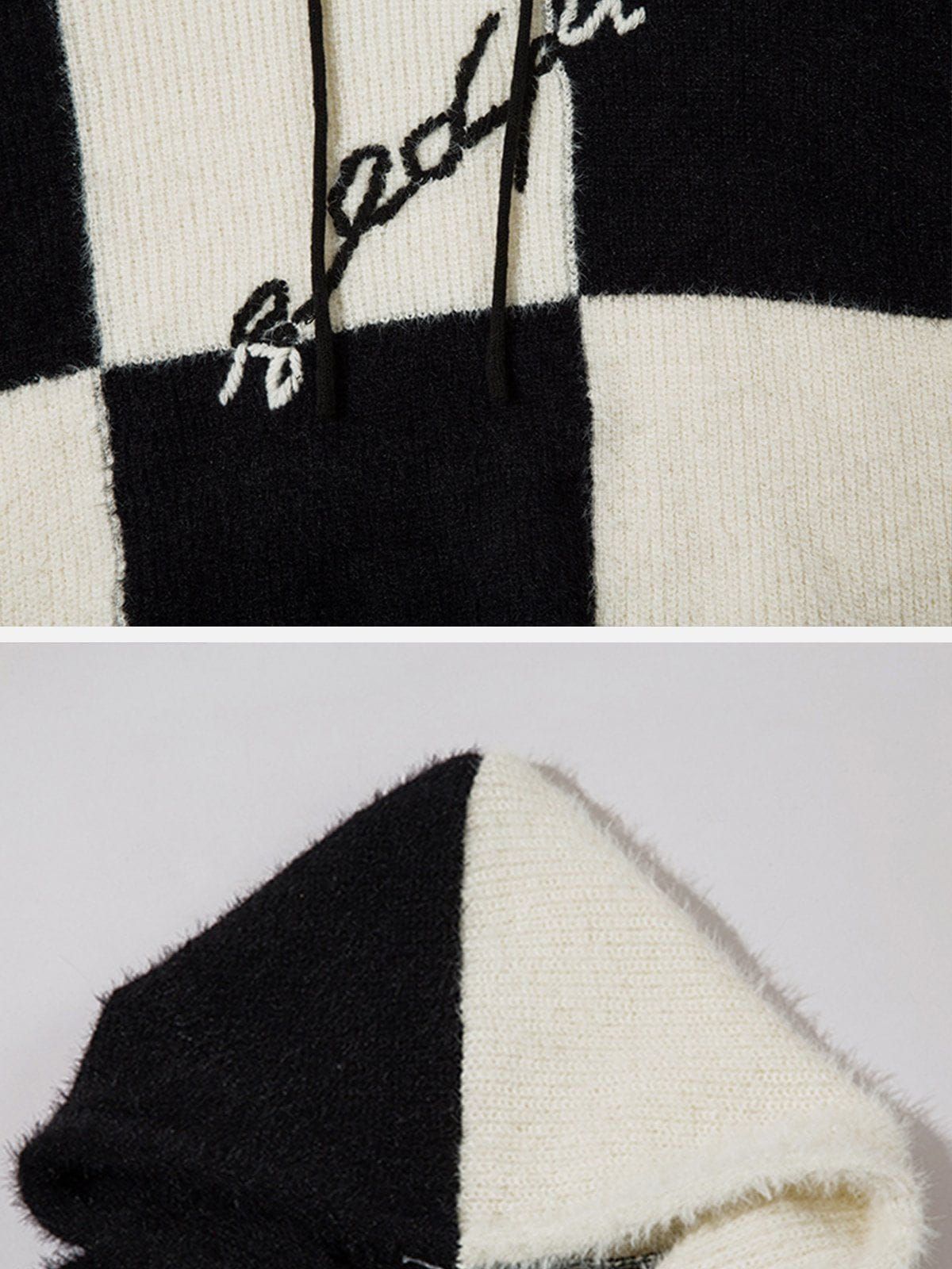 Aelfric Eden Patchwork Hooded Sweater sold by Aelfric Eden product image thumbnail 3