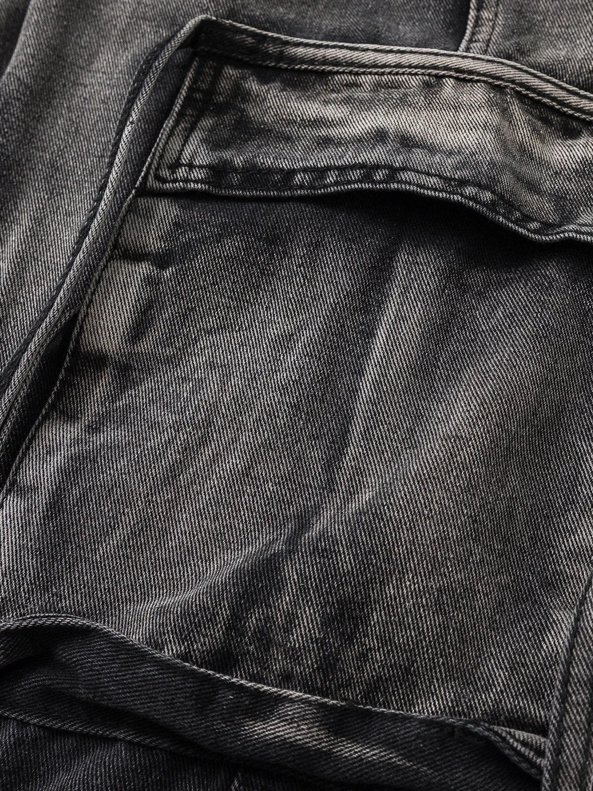 Aelfric Eden Slit Multi Pocket Washed Jeans sold by Aelfric Eden product image thumbnail 4