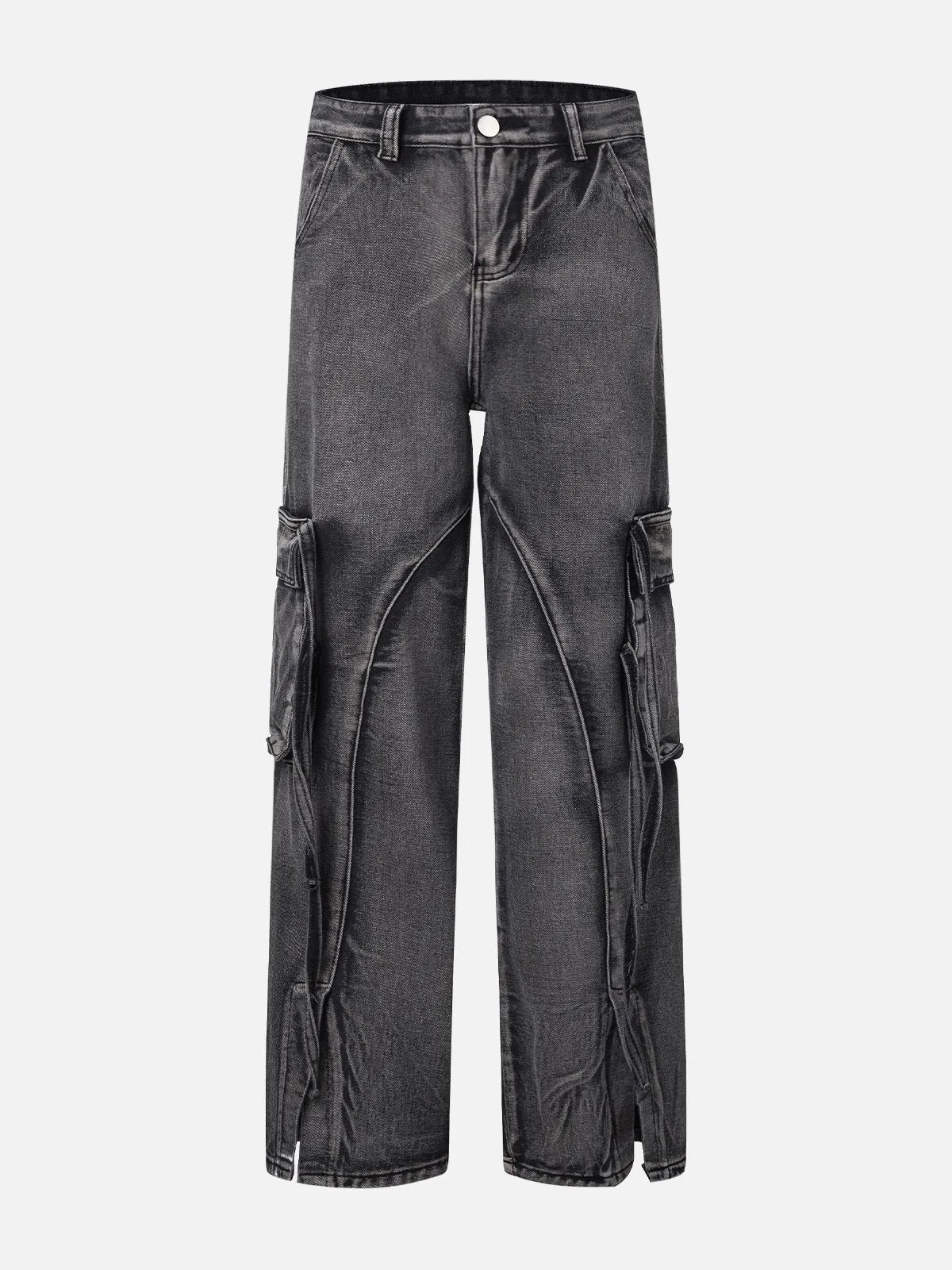 Aelfric Eden Slit Multi Pocket Washed Jeans sold by Aelfric Eden