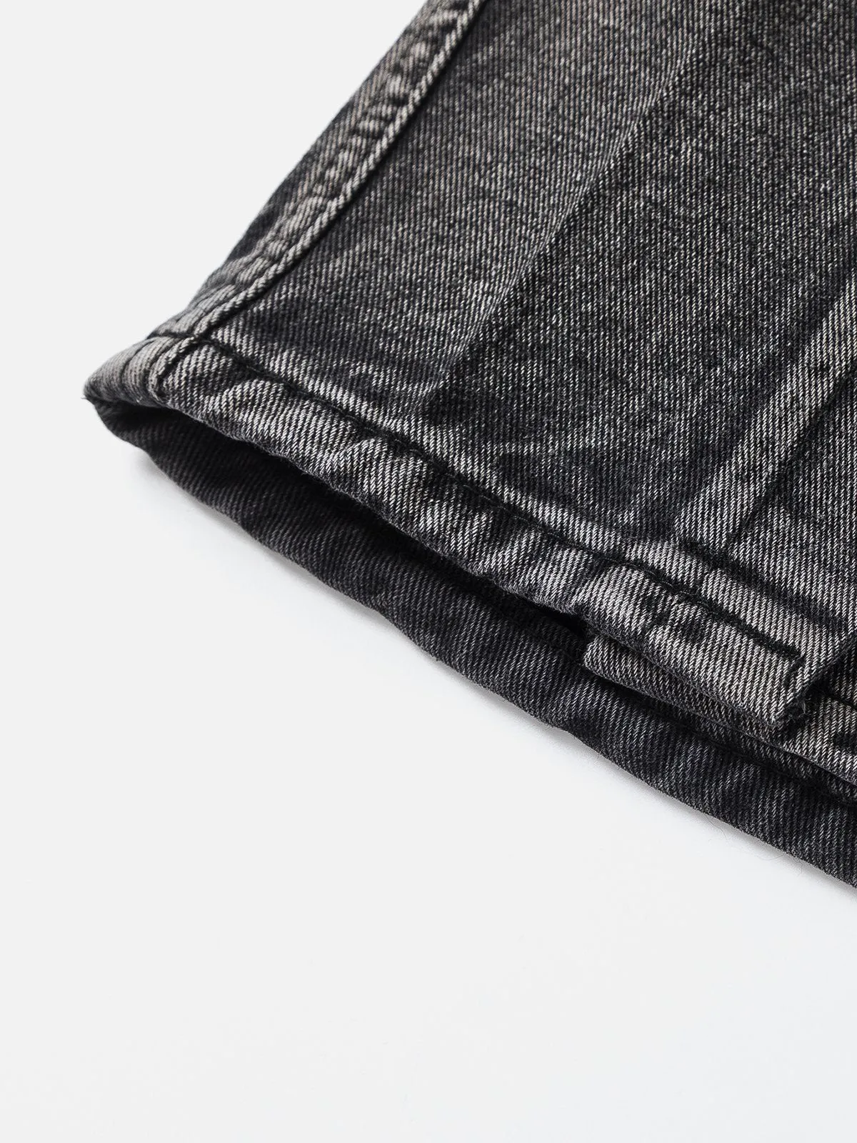 Aelfric Eden Slit Multi Pocket Washed Jeans sold by Aelfric Eden product image thumbnail 5