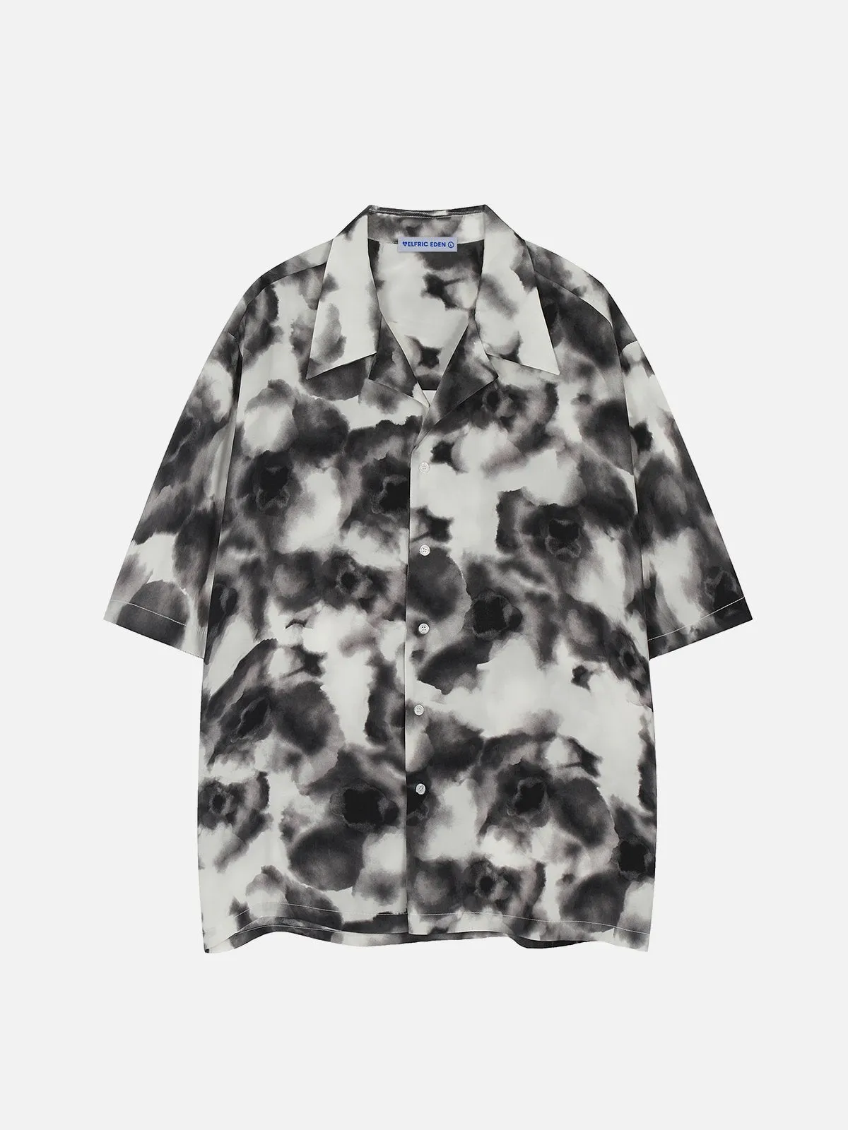 Aelfric Eden Tie Dye Print Short Sleeve Shirt sold by Aelfric Eden