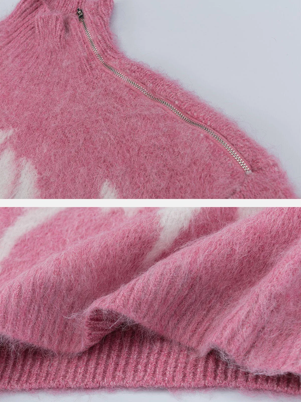 Aelfric Eden Shoulder Zip Up Turtleneck Sweater sold by Aelfric Eden product image thumbnail 3