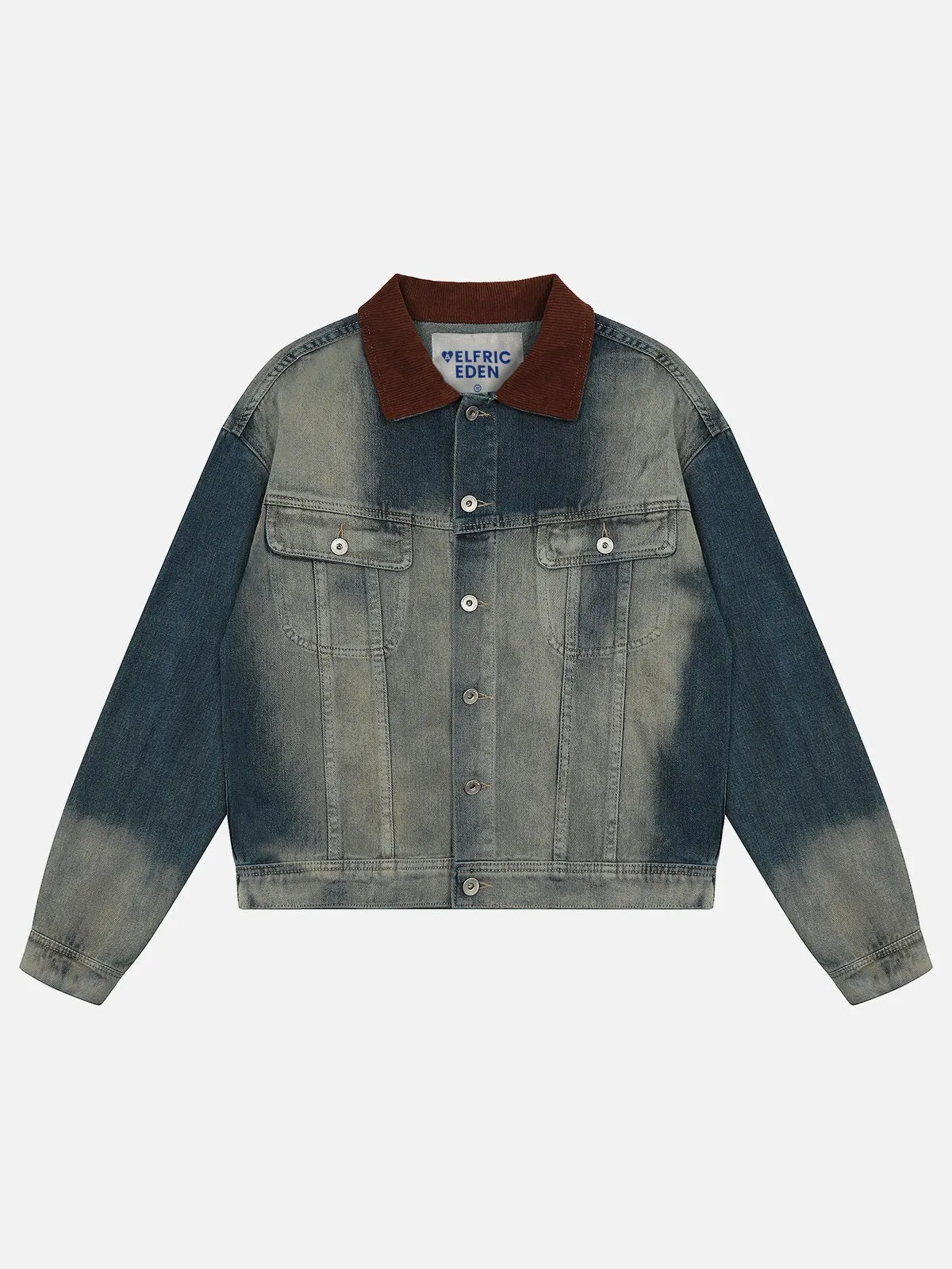 Aelfric Eden Gradient Crop Denim Jacket sold by Aelfric Eden