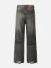Aelfric Eden Line Print Washed Loose Jeans sold by Aelfric Eden