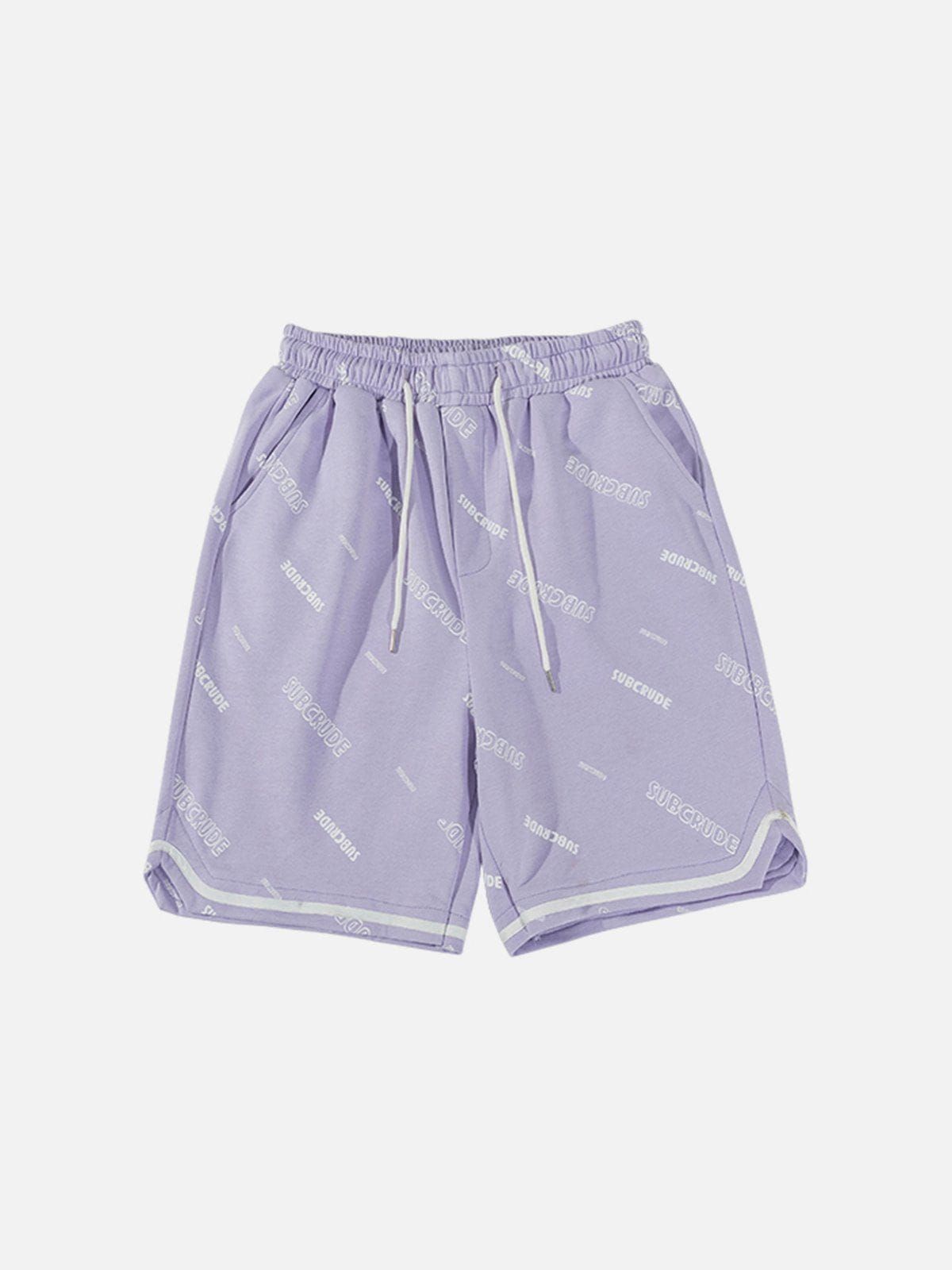 Aelfric Eden Letter All-over Print Shorts sold by Aelfric Eden product image thumbnail 4