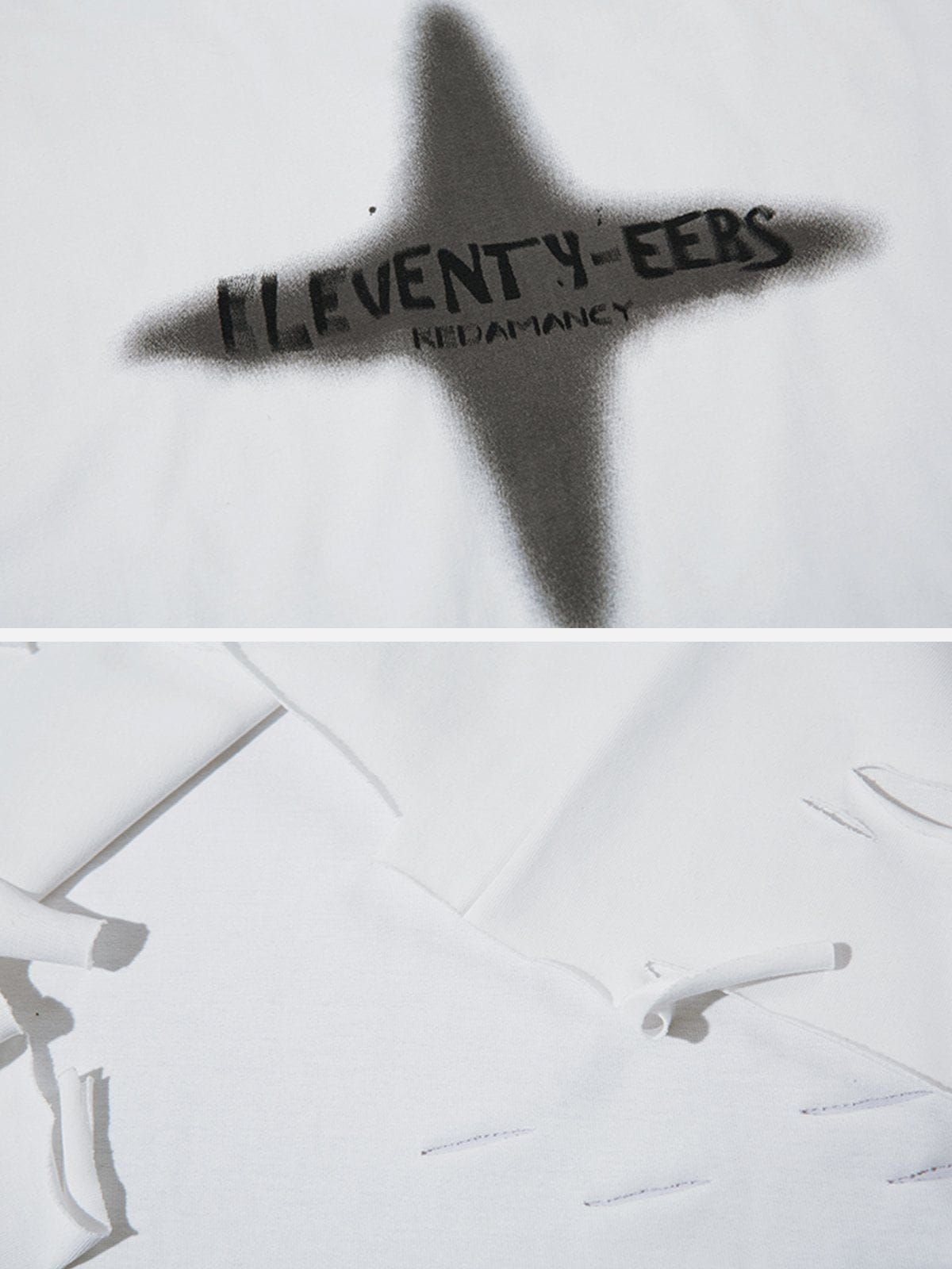 Cut Hem Star Cotton Tank Top sold by Aelfric Eden product image thumbnail 5