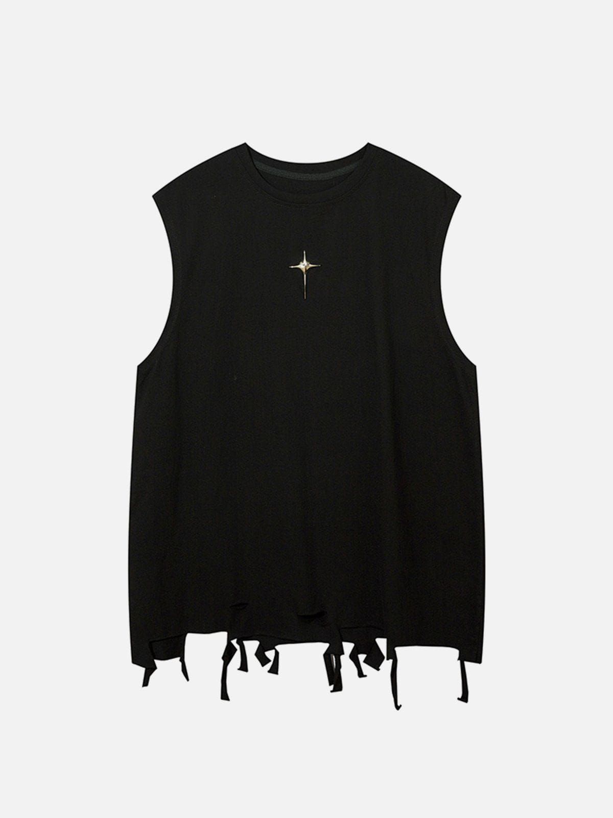 Cut Hem Star Cotton Tank Top sold by Aelfric Eden product image thumbnail 2