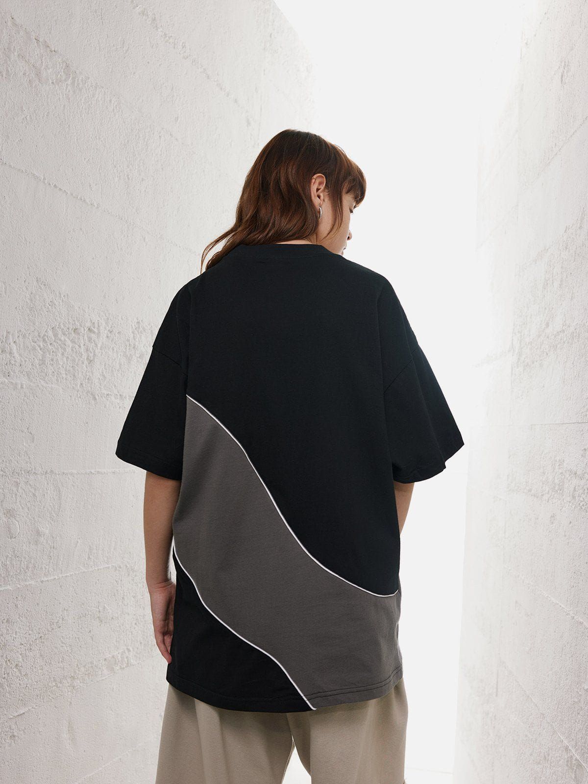 Aelfric Eden Vintage Patchwork Letter Tee sold by Aelfric Eden product image thumbnail 4