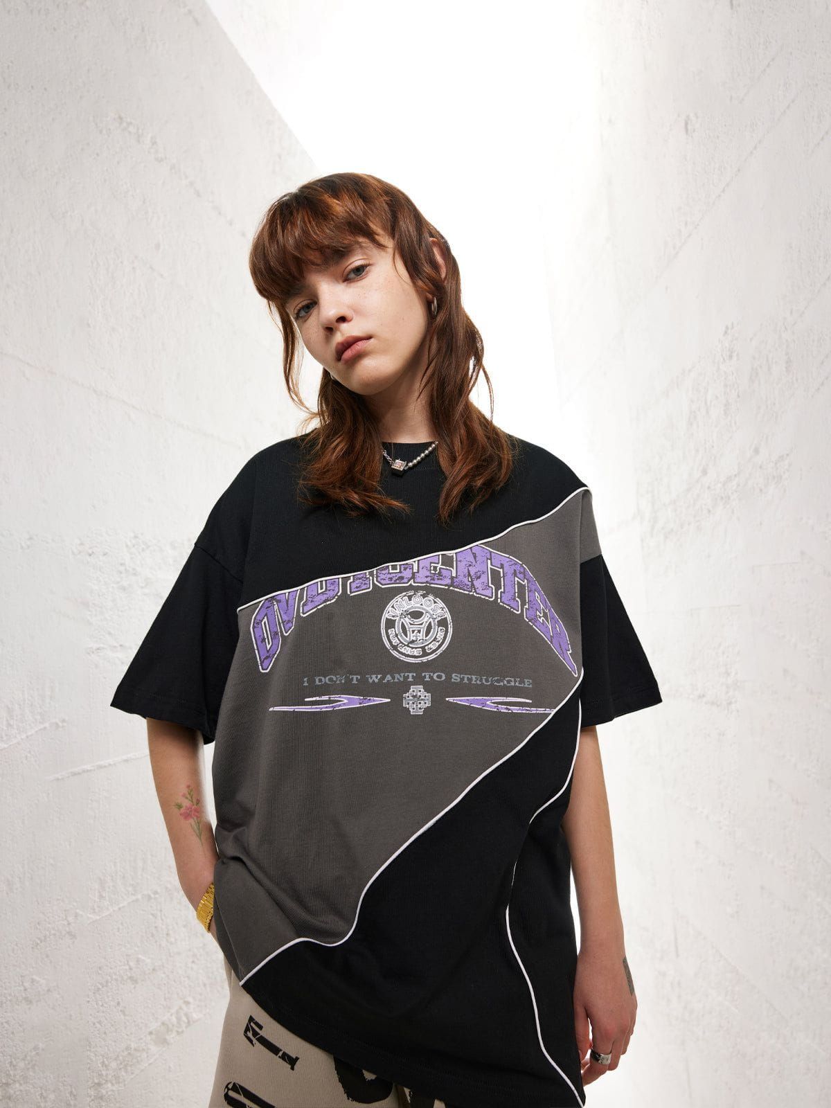 Aelfric Eden Vintage Patchwork Letter Tee sold by Aelfric Eden product image thumbnail 3