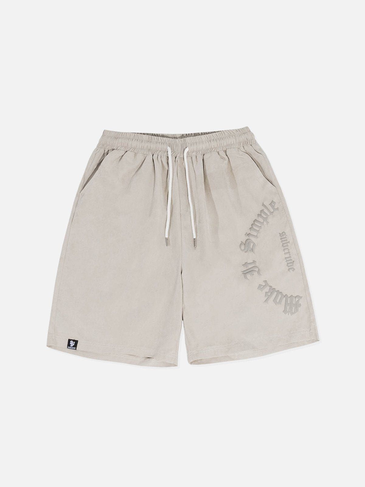 Aelfric Eden Side Foam Letter Print Shorts sold by Aelfric Eden product image thumbnail 5