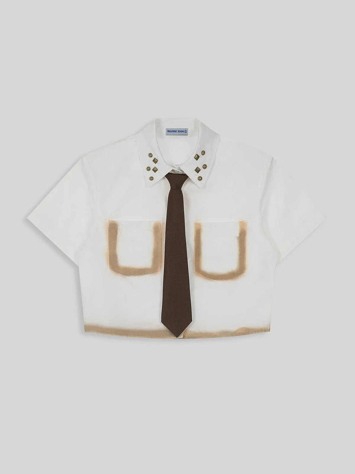 Aelfric Eden Rivet Washed Short Sleeve Shirt sold by Aelfric Eden product image thumbnail 2