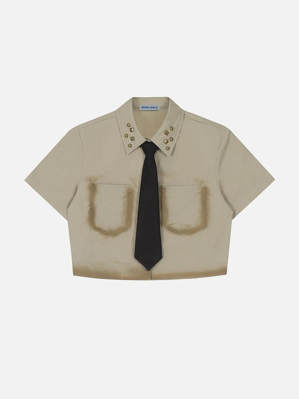 Aelfric Eden Rivet Washed Short Sleeve Shirt sold by Aelfric Eden