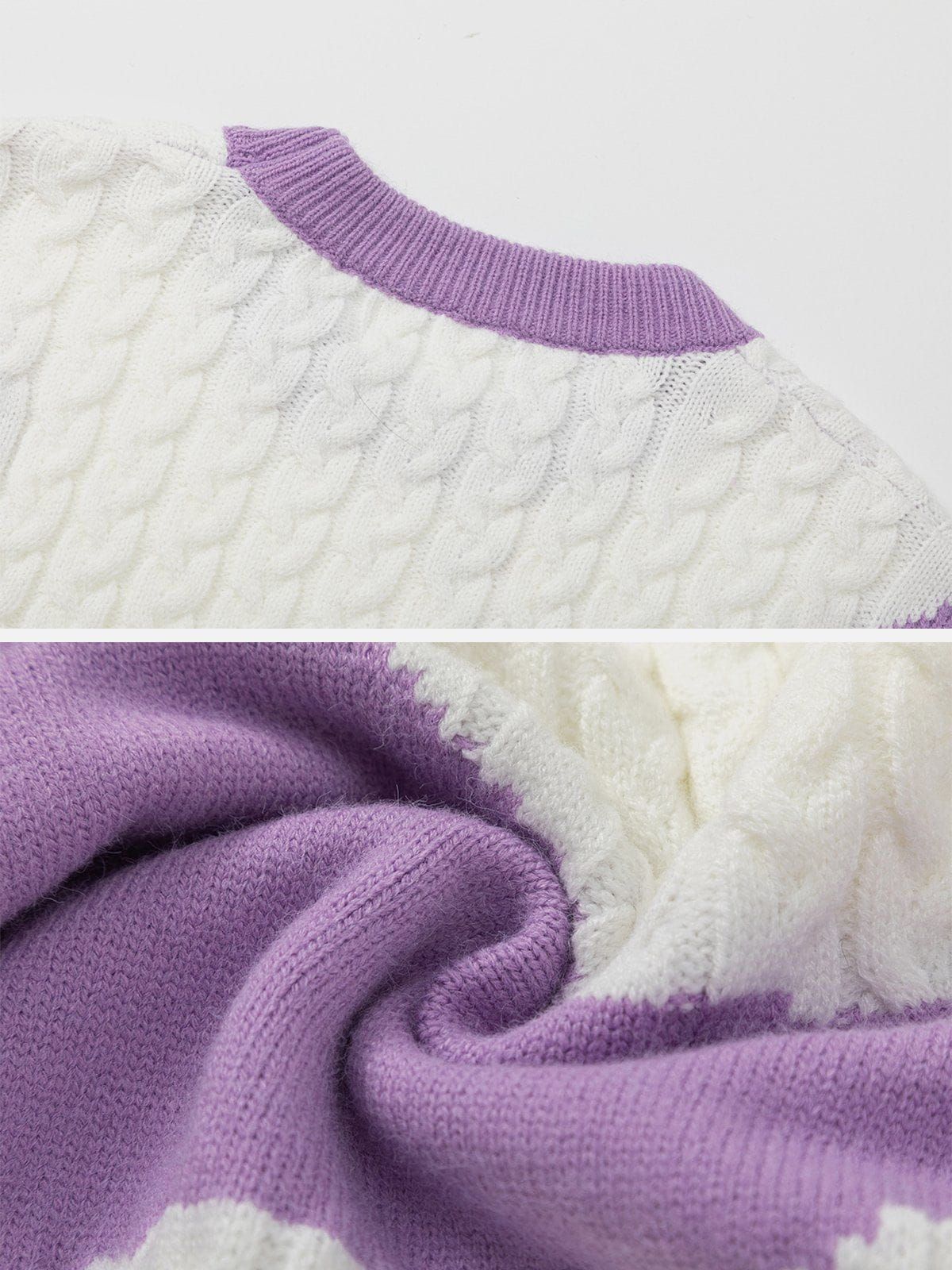 Aelfric Eden Patchwork Twist Sweater sold by Aelfric Eden product image thumbnail 5