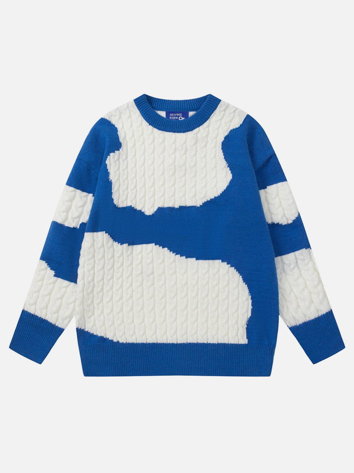 Aelfric Eden Patchwork Twist Sweater sold by Aelfric Eden product image thumbnail 2