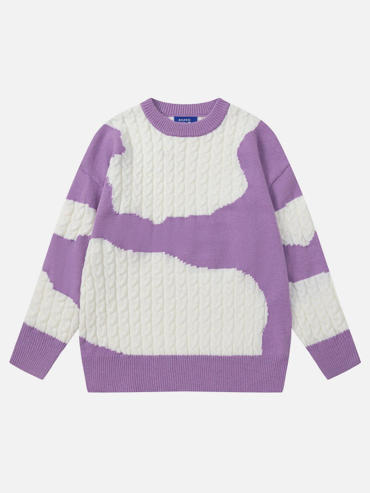 Aelfric Eden Patchwork Twist Sweater sold by Aelfric Eden