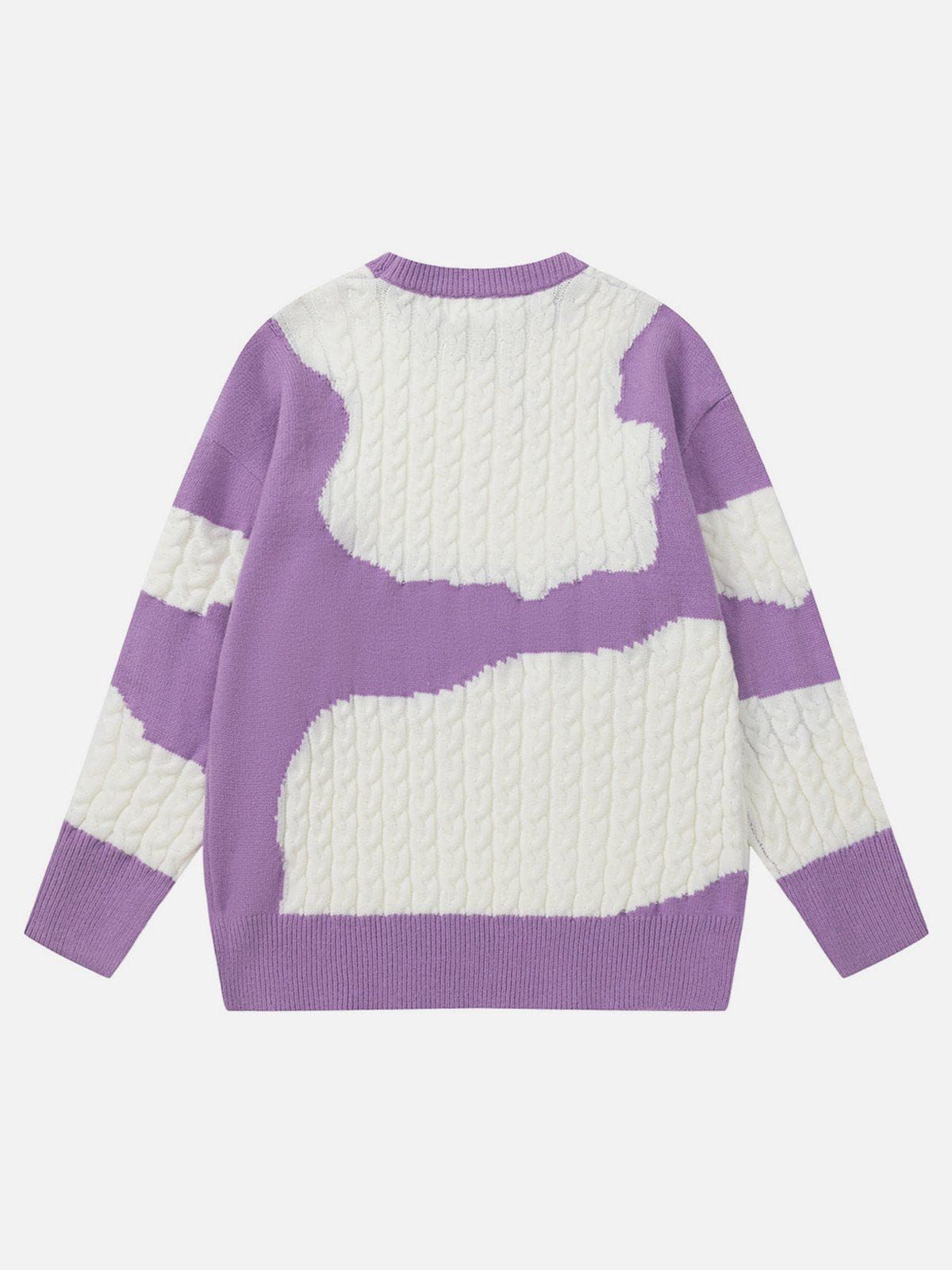 Aelfric Eden Patchwork Twist Sweater sold by Aelfric Eden product image thumbnail 4