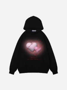 Aelfric Eden 3D Heart Print Hoodie sold by Aelfric Eden