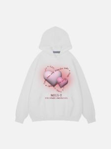 Aelfric Eden 3D Heart Print Hoodie sold by Aelfric Eden