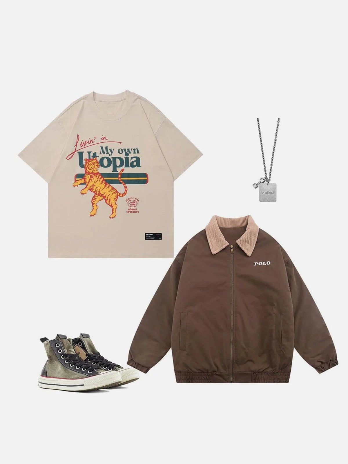 Aelfric Eden Vintage Embroidered Polo Coat sold by Aelfric Eden product image thumbnail 5