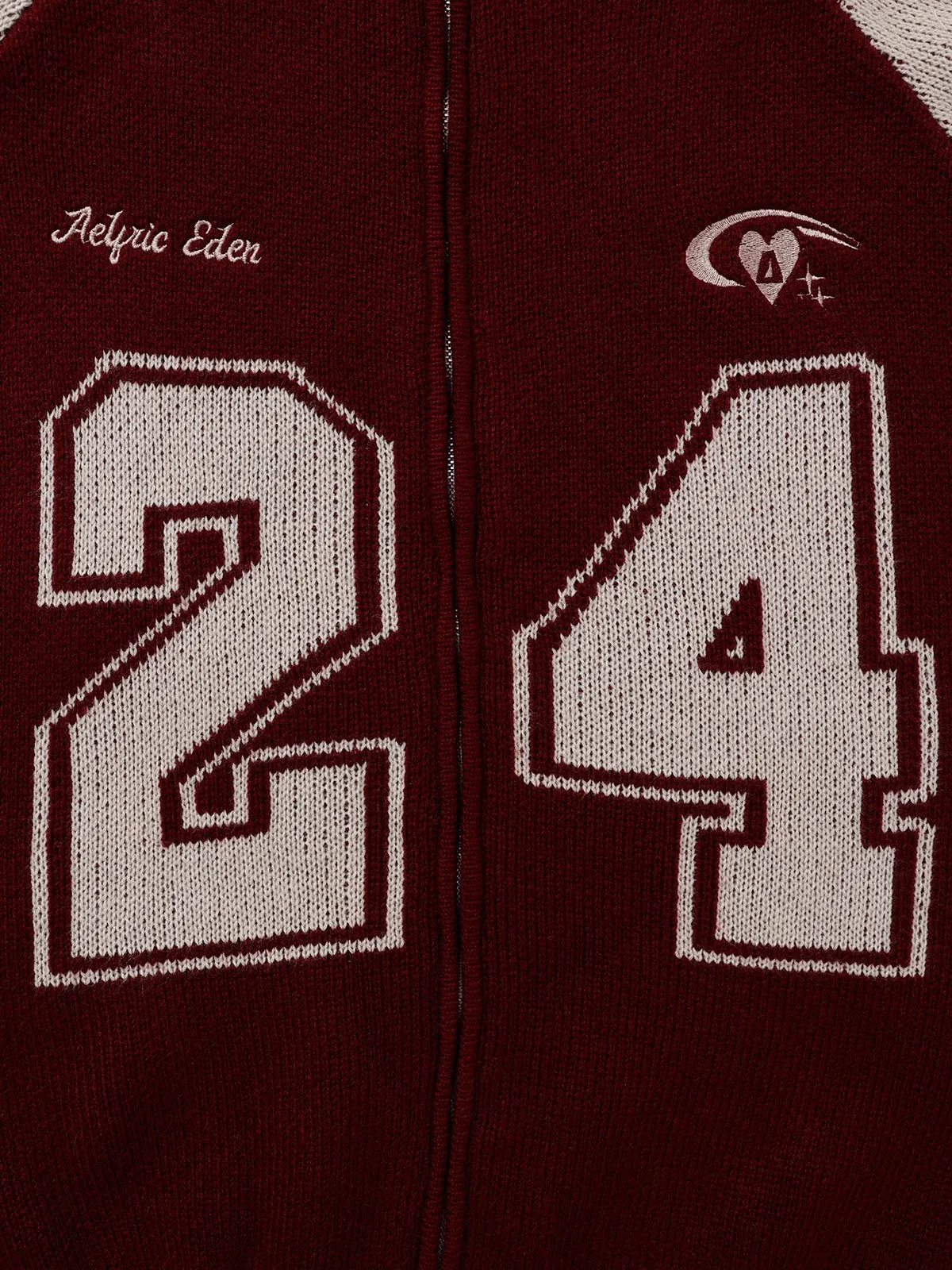 Aelfric Eden 24 Jacquard Zip Up Cardigan sold by Aelfric Eden product image thumbnail 3