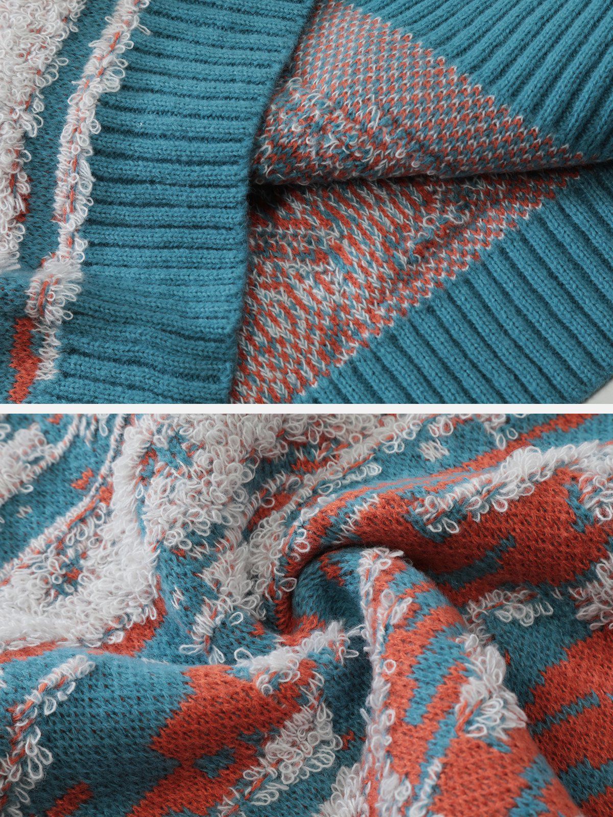 Aelfric Eden Colorblock Tie Dye Print Sweater Vest sold by Aelfric Eden product image thumbnail 4