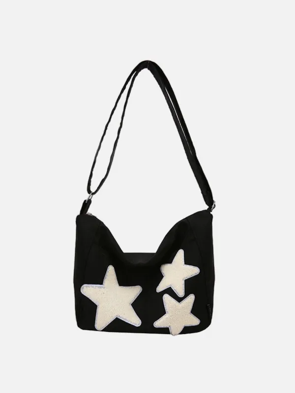 Towel Embroidery Star Shoulder Bag sold by Aelfric Eden