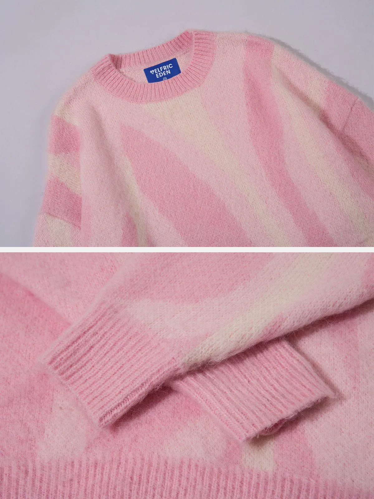 Aelfric Eden Irregular Vertical Stripe Wool Blend Sweater sold by Aelfric Eden product image thumbnail 4