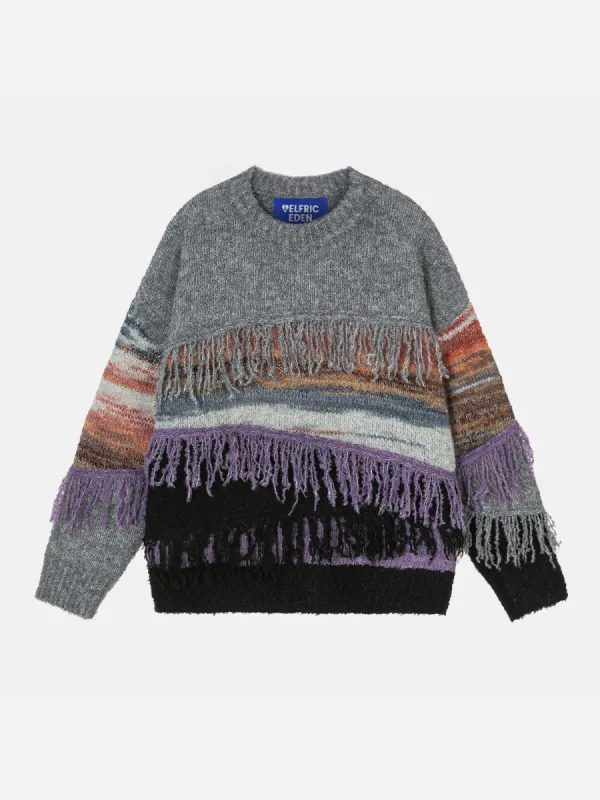 Aelfric Eden Irregular Patchwork Sweater sold by Aelfric Eden