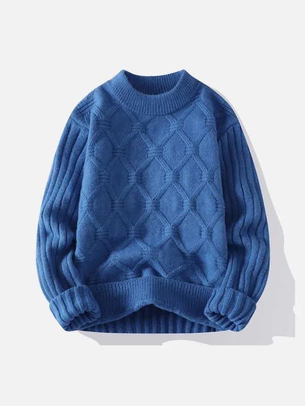 Aelfric Eden Solid Net Jacquard Sweater sold by Aelfric Eden