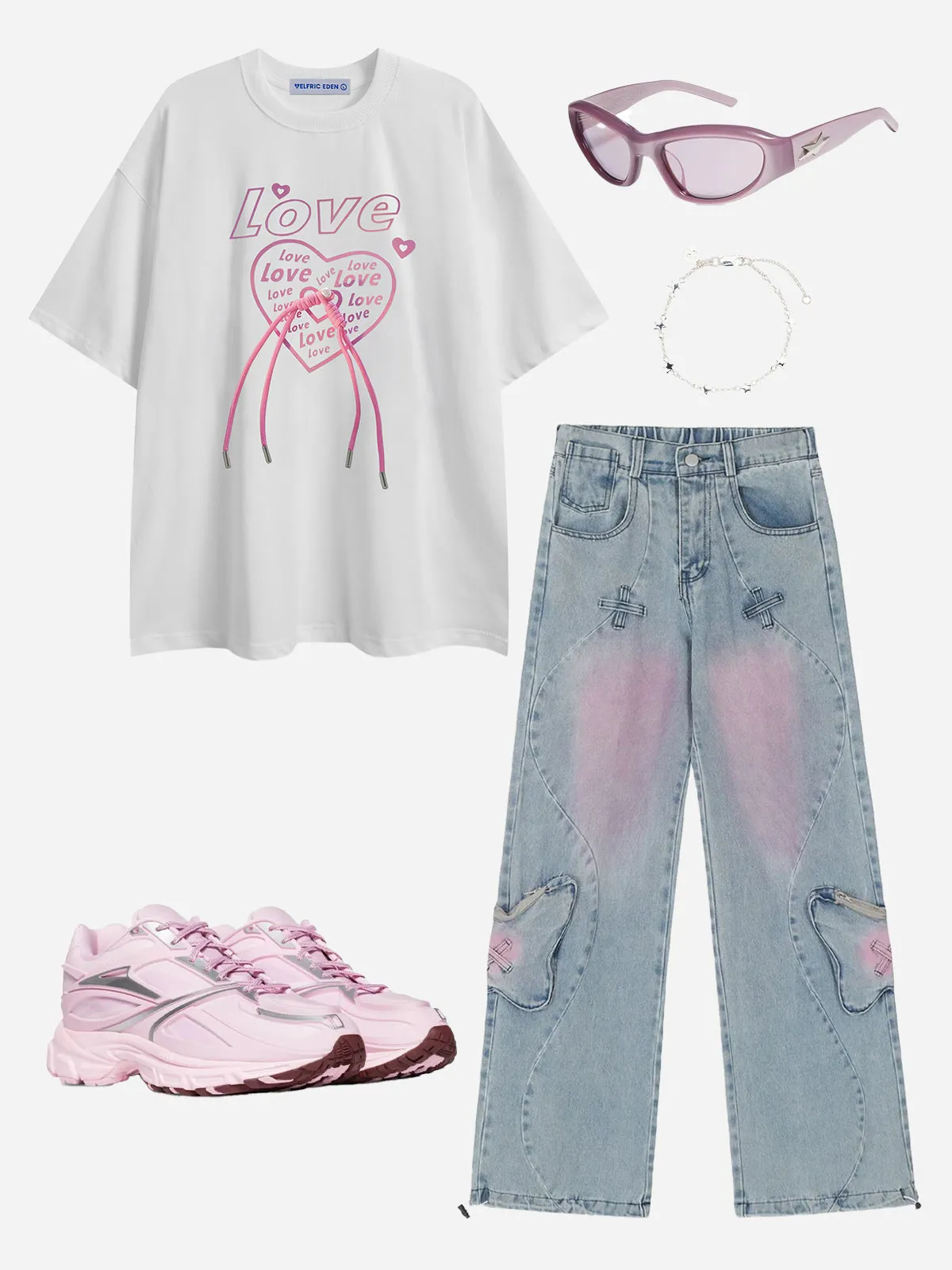 Aelfric Eden Heart Gaphic Tee sold by Aelfric Eden product image thumbnail 3