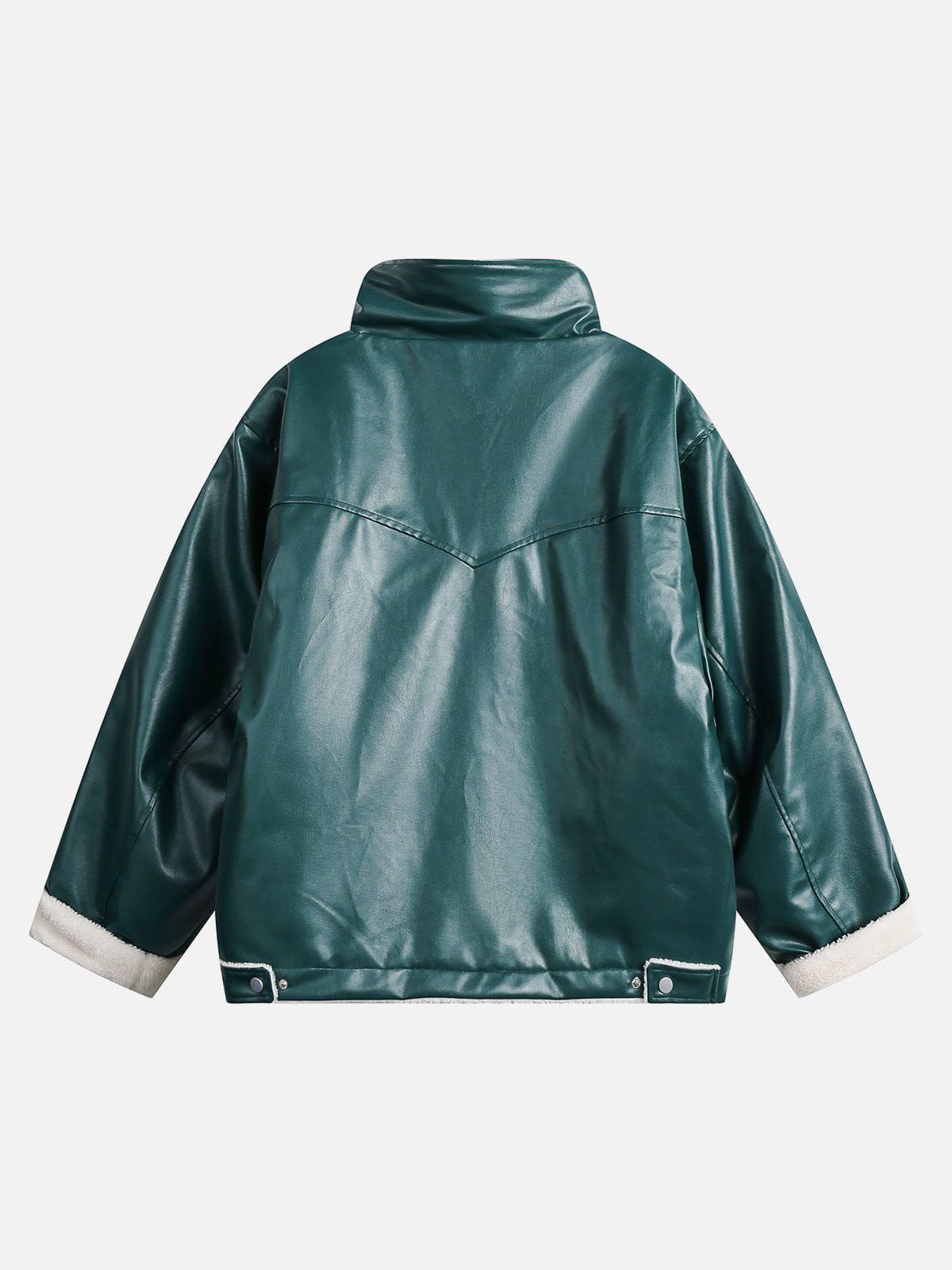 Aelfric Eden Multi Pocket Leather Winter Coat sold by Aelfric Eden product image thumbnail 2